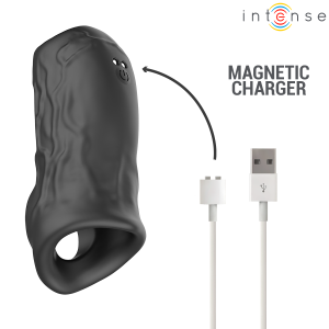 Intense FOR HIM Penisring met omhulsel en vibratie Sean Model 13 Intense FOR HIM Penisring met omhulsel en vibratie Sean Model 13 - Afbeelding 5