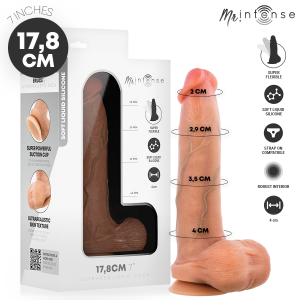 Mr. Intense siliconen dildo Bruce S met ballen, 17,8 cm Mr. Intense siliconen dildo Bruce S met ballen, 17,8 cm - Afbeelding 1