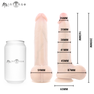 Mr. Intense Bruce M Silikon-Dildo mit Hoden 20 cm, Durchmesser 4,5 cm – Bild 4