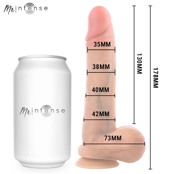 MR. Intense Dildos Silikon-Dildo Gary S mit Hoden 17,8 cm