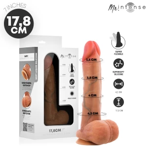 MR. Intense Dildos Silikon-Dildo Gary S mit Hoden 17,8 cm