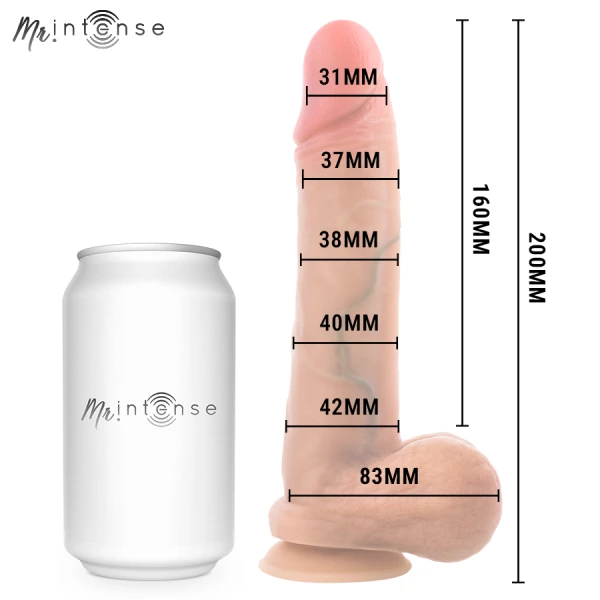 MR. Intense Dildos Silikon-Dildo Gary M mit Hoden 20 cm, Ø 4,2 cm
