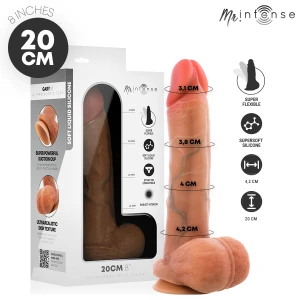 MR. Intense Dildos Silikon-Dildo Gary M met Ballen 20 cm, Ø 4,2 cm