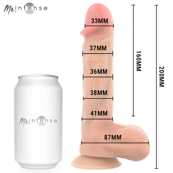 MR. Intense High Tech Logan Vibrator Dildo met warmte-effect en afstandsbediening 20 cm MR. Intense High Tech Logan Vibrator Dildo met warmte-effect en afstandsbediening 20 cm