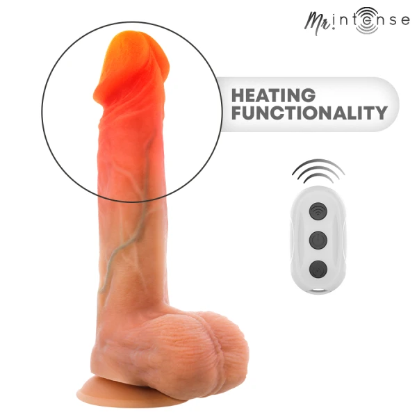 MR. Intense High Tech Logan Vibrator Dildo met warmte-effect en afstandsbediening 20 cm MR. Intense High Tech Logan Vibrator Dildo met warmte-effect en afstandsbediening 20 cm