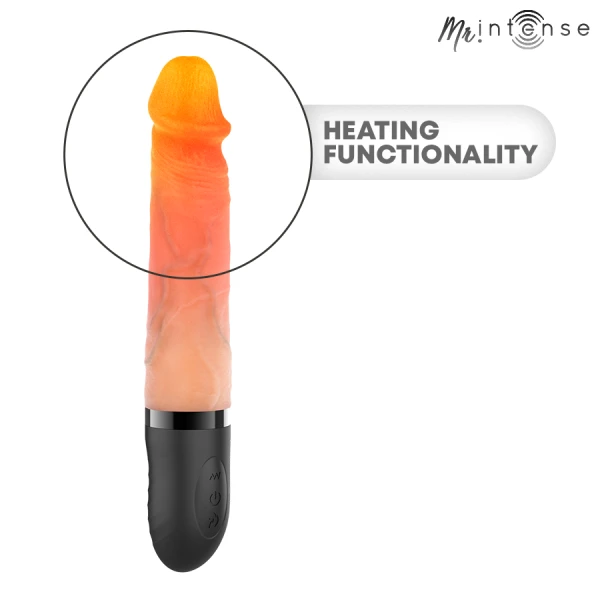 MR. Intense High Tech Jean Vibrator met warmte-effect, 24 cm