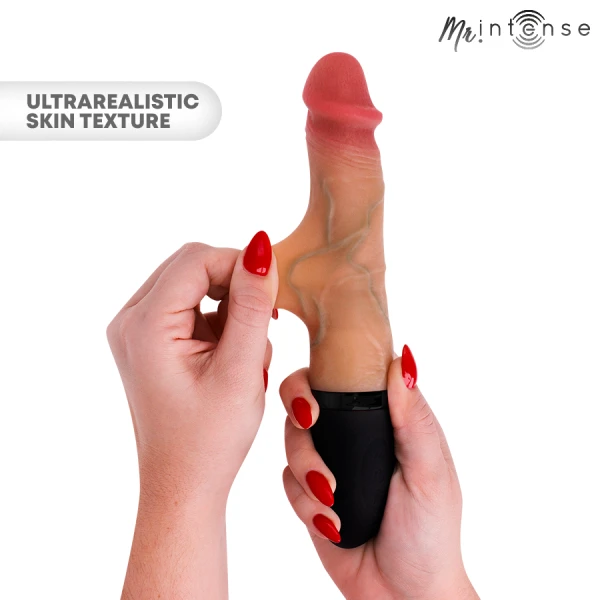 MR. Intense High Tech Jean Vibrator met warmte-effect, 24 cm