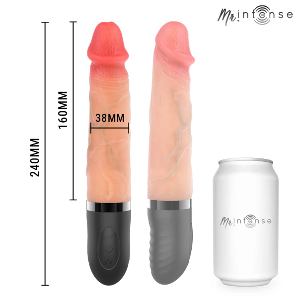 MR. Intense High Tech Jean Vibrator met warmte-effect, 24 cm