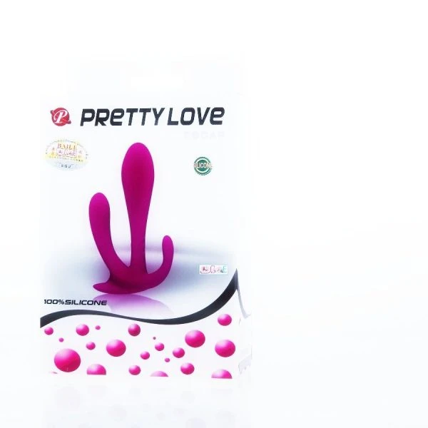 Anal Toys Pretty Love Double Stimulation Edgar Silikon-Dildo