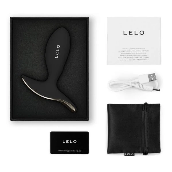 Lelo Surfer 2 Anale vibrator van siliconen, middelgroot, zwart Lelo Surfer 2 Anale vibrator van siliconen, middelgroot, zwart