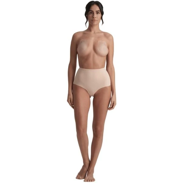 BYE BRA - Accessories Rabbit Silicone Cups Zelfklevende BH beige XL