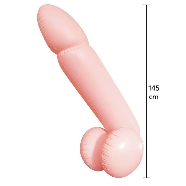 Hidden Desire Reuzen-opblaaspenis 145 cm, opblaasbare penis