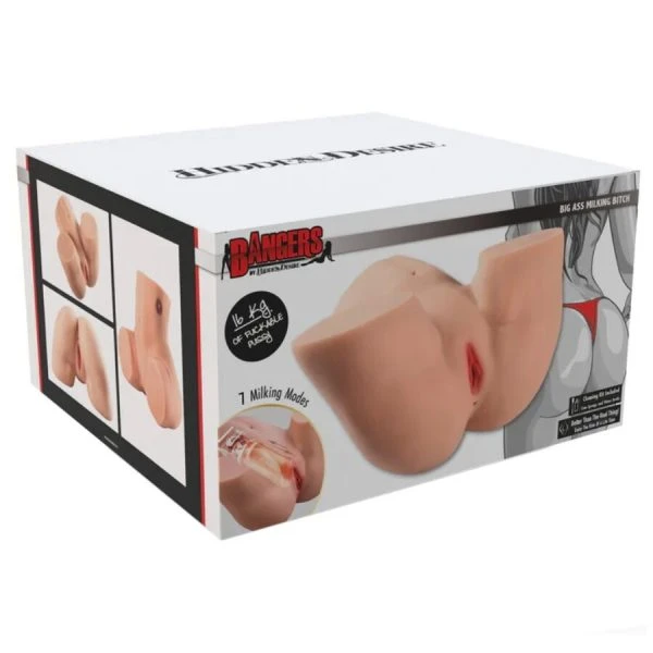 Hidden Desire Masturbator-Torso Big Ass Milking Bitch met Vibratie