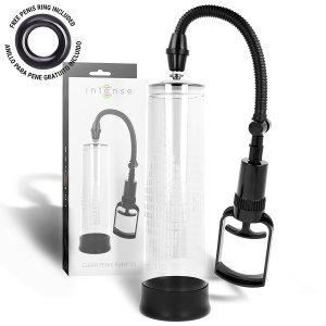 Intense FOR HIM Penispomp met manometer, transparant, 20 cm lengte Intense FOR HIM Penispomp met manometer, transparant, 20 cm lengte - Afbeelding 1