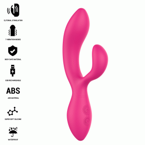 Intense High Tech Charly Beweegbare Vibratiestimulator met Clitorisstimulatie Intense High Tech Charly Beweegbare Vibratiestimulator met Clitorisstimulatie - Afbeelding 2