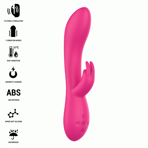 Intense High Tech Tammy Rabbit Vibrator mit Klitorisreizer und Wärmefunktion