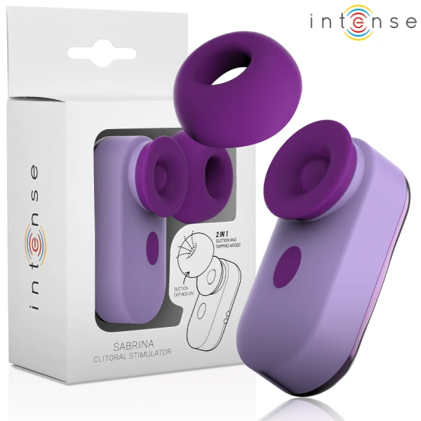 img_222658_118d6bb1cd6fd3bef43bdfa527cbdc3c_1.png Intense FUN Toys Sabrina Clitorisstimulator met Klopmodus Paars