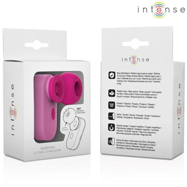 Intense FUN Toys Sabrina Clitorisstimulator met Klopmodus roze
