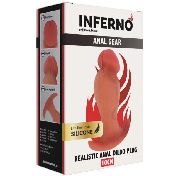 Hidden Desire Realistic Anal Plug Inferno 10 cm