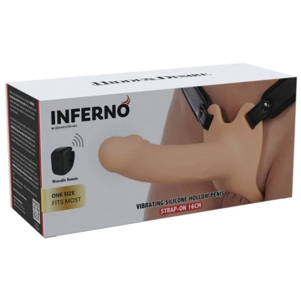 Hidden Desire Inferno vibrating penis sleeve for strapping on