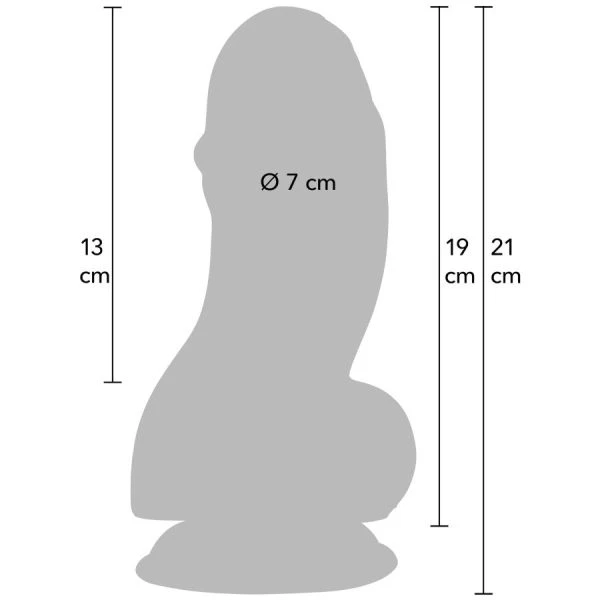 Hidden Desire Inferno Fat Boys Dildo 19 cm with suction cup