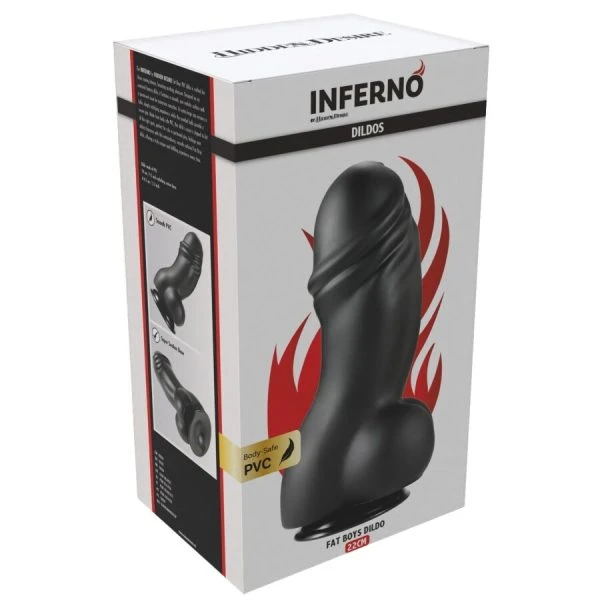 Hidden Desire Dildo Inferno Fat Boys 22 cm met zuignap