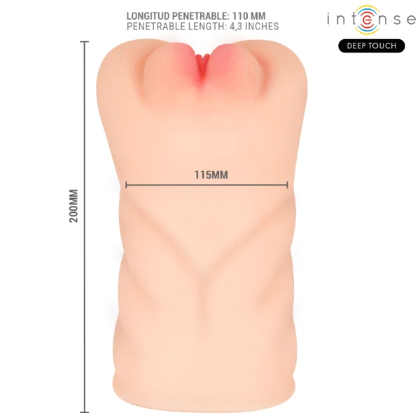 Intense Bodies & Masturbators Deep Touch Vaginale Masturbator met Vibratie en Zuigfunctie Intense Bodies & Masturbators Deep Touch Vaginale Masturbator met Vibratie en Zuigfunctie