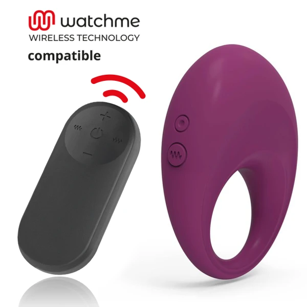 Coverme Dylan Oplaadbare Penisring met Clitorisstimulator en Watchme-afstandsbediening