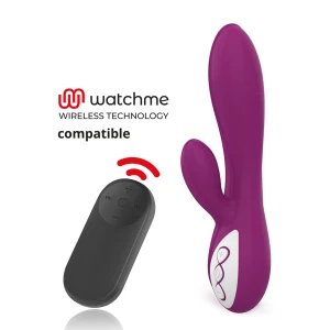 Coverme Taylor Vibrator met Watchme-afstandsbediening, clitoris- en G-puntstimulator