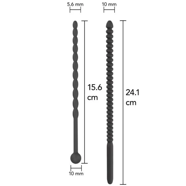 Hidden Desire Urethraaldilatatoren met groeven, 2 stuks Hidden Desire Urethraaldilatatoren met groeven, 2 stuks