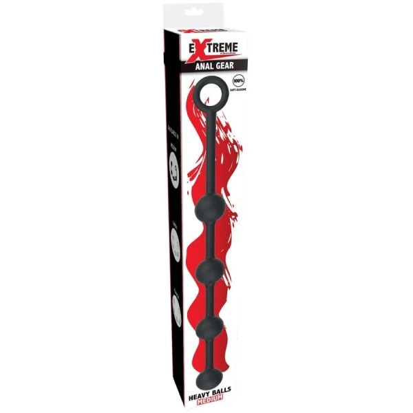 Hidden Desire Extreme Schwere Analkugeln Medium mit Sicherheitsring