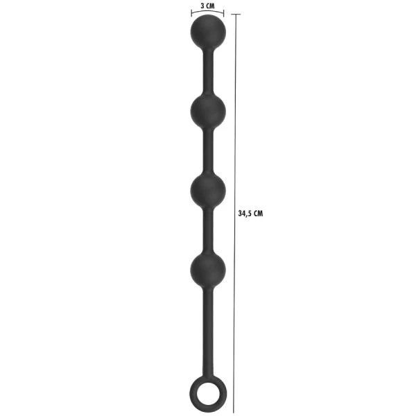 Hidden Desire Extreme Schwere Analkugeln Medium mit Sicherheitsring