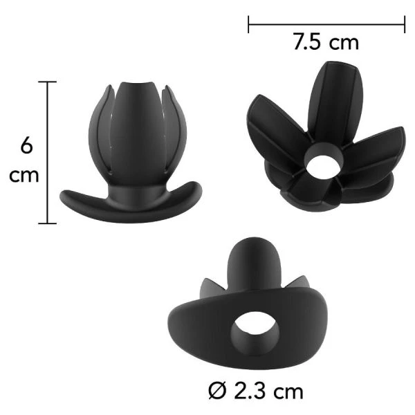 Hidden Desire Extreme Uitzettende Anale Spreider Plug 4-weg