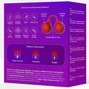 Snail Vibe Twinn Cherry Finger Vibrator mit Touch-Sense-Technologie Snail Vibe Twinn Cherry Finger Vibrator mit Touch-Sense-Technologie – Bild 5