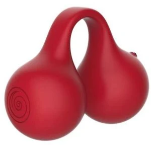 Snail Vibe Twinn Cherry Finger Vibrator met Touch-Sense-technologie