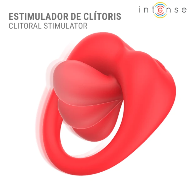Intense for Him Russell Vibrerende Penisring met Clitorisstimulator rood Intense for Him Russell Vibrerende Penisring met Clitorisstimulator rood