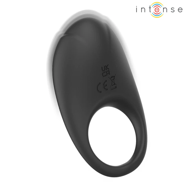 Intense FOR HIM Penisring met Clitorisstimulator Merlotte, zwart