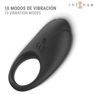 Intense FOR HIM Penisring met Clitorisstimulator Merlotte, zwart Intense FOR HIM Penisring met Clitorisstimulator Merlotte, zwart - Afbeelding 5