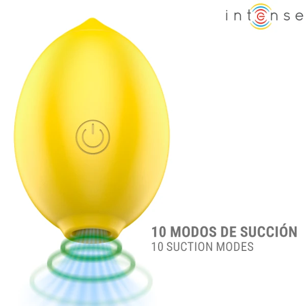 Intense Moni Lemon Klitoris-Saugstimulator, Zitronen-Design, Silikon