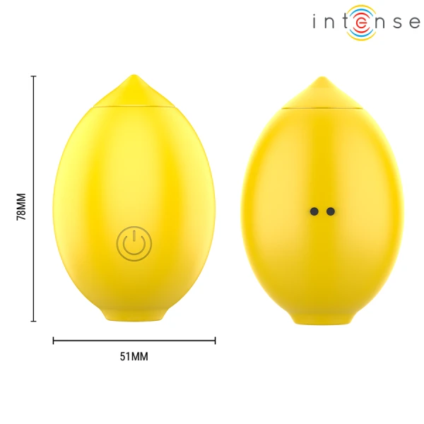 Intense Moni Lemon Klitoris-Saugstimulator, Zitronen-Design, Silikon