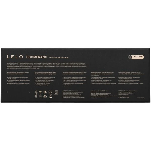 Lelo Boomerang Double-End Vibrator voor Paren koraalrood