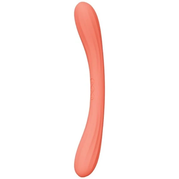 Lelo Boomerang Double-End Vibrator voor Paren koraalrood
