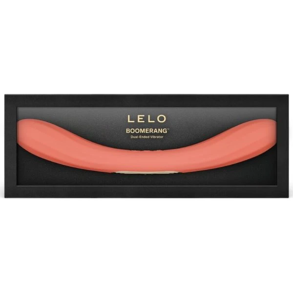 Lelo Boomerang Double-End Vibrator voor Paren koraalrood