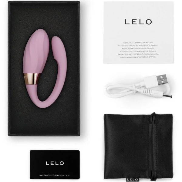 Lelo Tiani Twist Paarvibrator für Paare und Solo, zartrosa