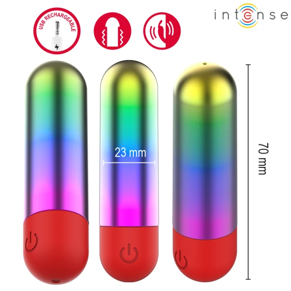 Intense FUN Toys Debbie Rainbow Clitoris-Vibrator, Regenboogdesign Intense FUN Toys Debbie Rainbow Clitoris-Vibrator, Regenboogdesign