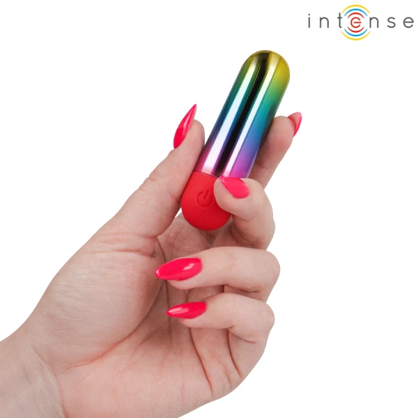 Intense FUN Toys Debbie Rainbow Clitoris-Vibrator, Regenboogdesign Intense FUN Toys Debbie Rainbow Clitoris-Vibrator, Regenboogdesign