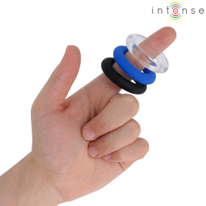 Intense FOR HIM Penisring-Set met 3 ringen in verschillende kleuren Intense FOR HIM Penisring-Set met 3 ringen in verschillende kleuren - Afbeelding 2