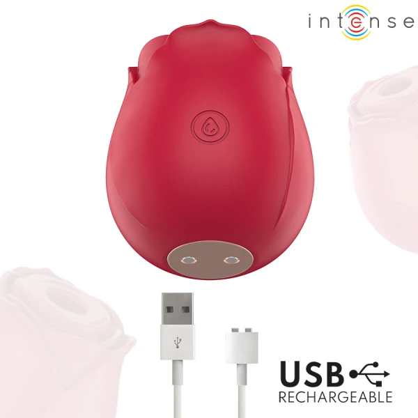 Intense High Tech Camellia Clitorale Zuigstimulator Bordeaux Intense High Tech Camellia Clitorale Zuigstimulator Bordeaux