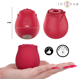 Intense High Tech Camellia Clitorale Zuigstimulator Bordeaux Intense High Tech Camellia Clitorale Zuigstimulator Bordeaux - Afbeelding 3