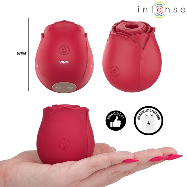 Intense High Tech Camellia Clitorale Zuigstimulator Bordeaux Intense High Tech Camellia Clitorale Zuigstimulator Bordeaux